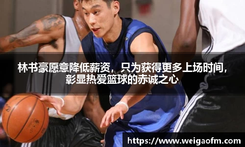 林书豪愿意降低薪资，只为获得更多上场时间，彰显热爱篮球的赤诚之心